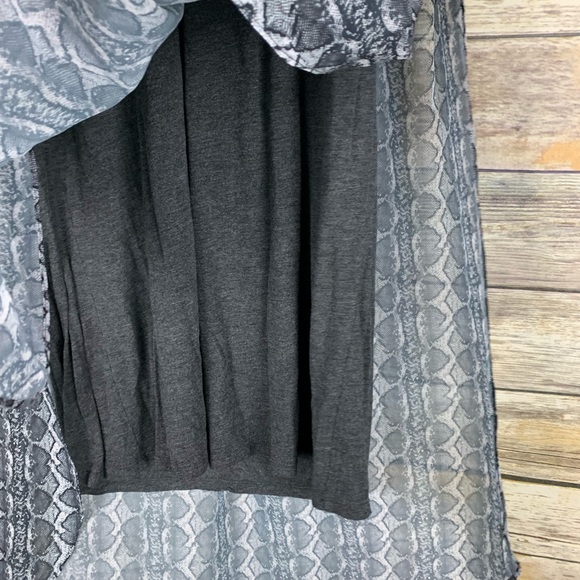 Rachel Rachel Roy Dress Black Snakeskin Look M - Picture 5 of 7